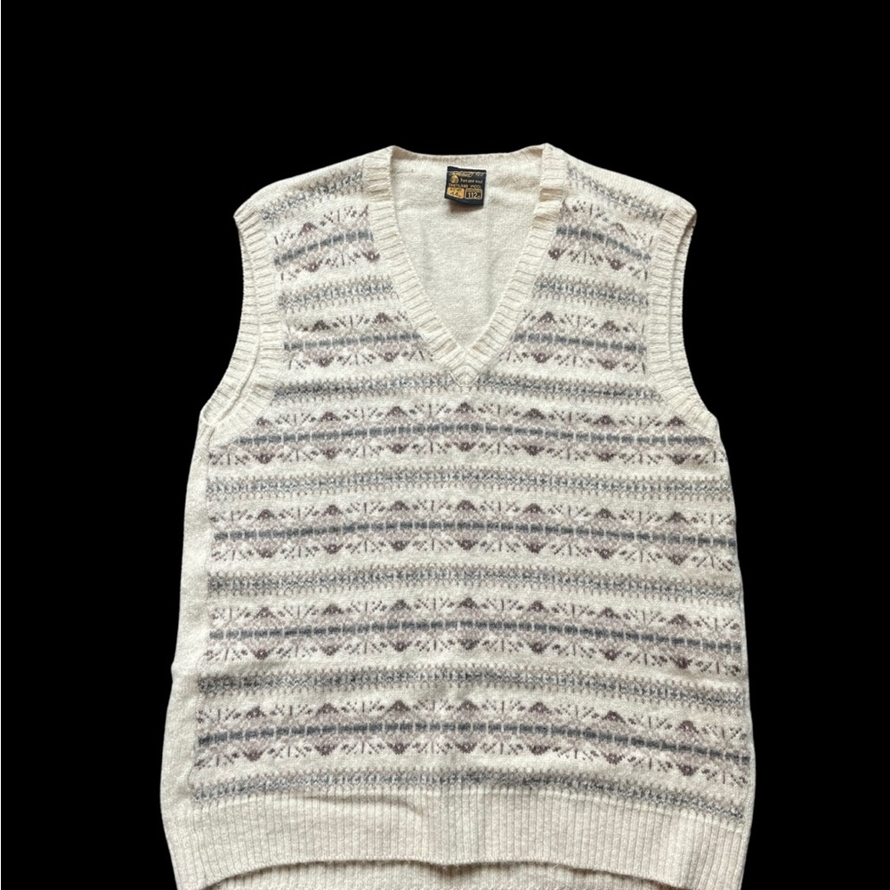 Vintage St Michael 100%Wool Sweater Vest